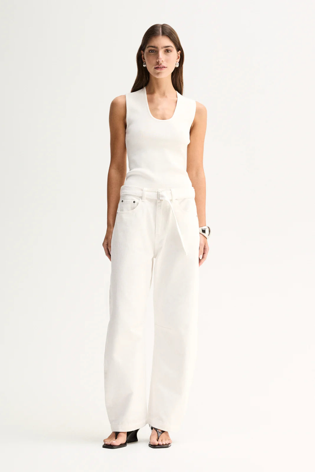 Elka Collective - Mayfield Denim Pant Ivory