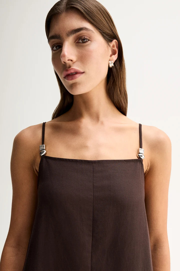 Elka Collective - Carlo Maxi Dress Chocolate