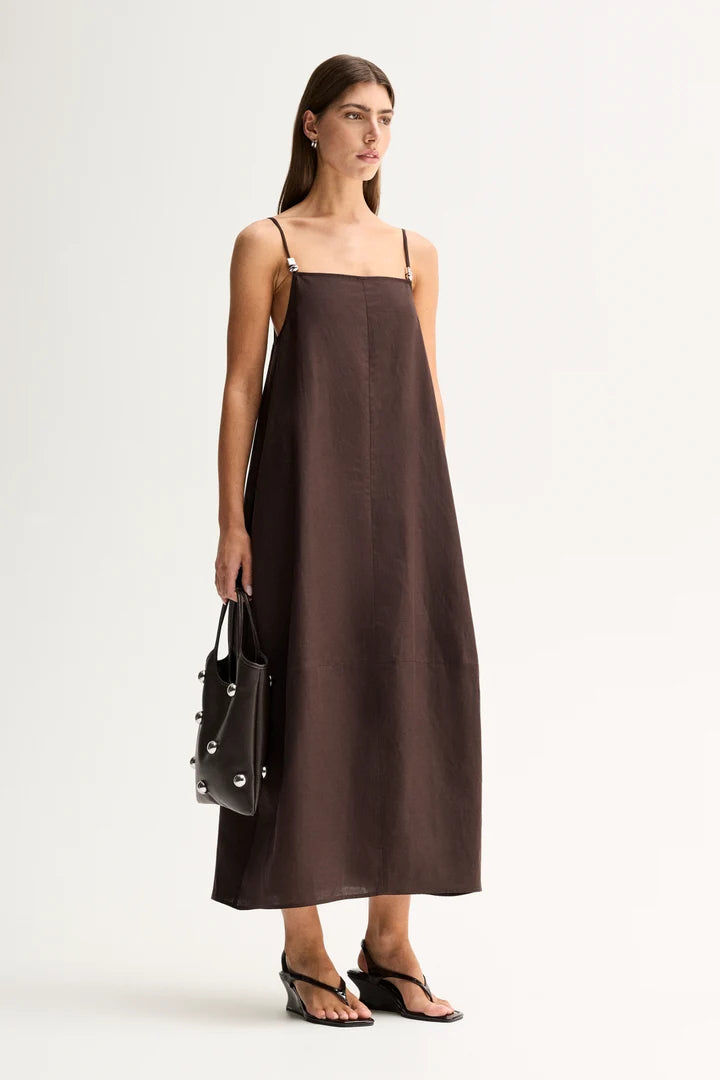 Elka Collective - Carlo Maxi Dress Chocolate