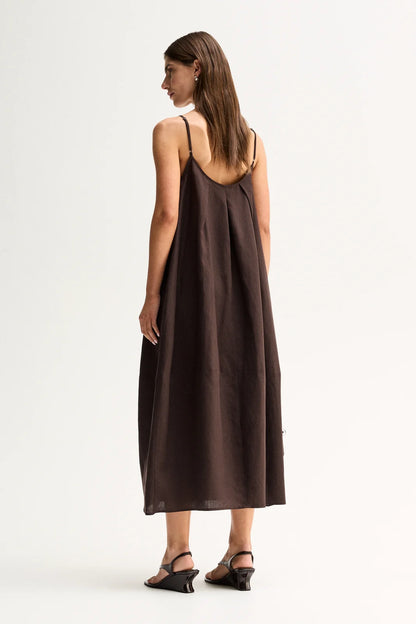 Elka Collective - Carlo Maxi Dress Chocolate