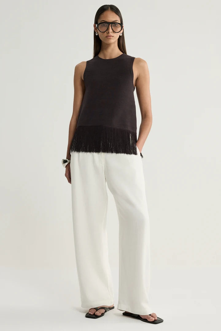 Elka Collective - Miles Knit Top Chocolate