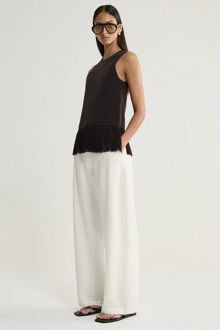 Elka Collective - Miles Knit Top Chocolate