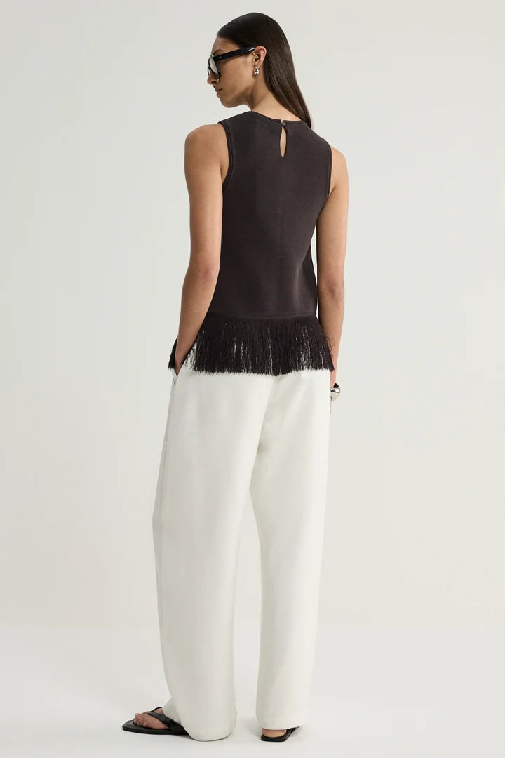 Elka Collective - Miles Knit Top Chocolate