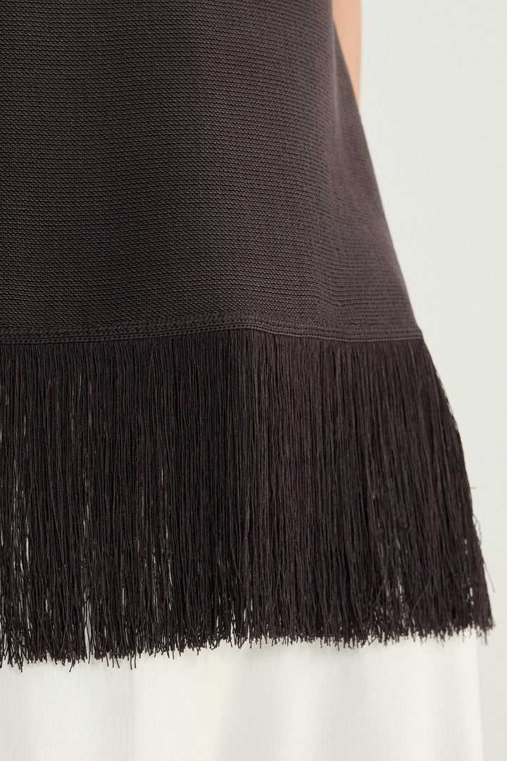 Elka Collective - Miles Knit Top Chocolate