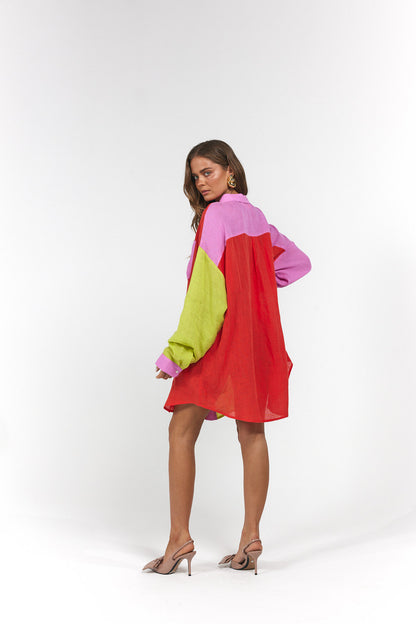 La Bohème Girls - Clyde Shirt Candy Stripe (PREORDER)