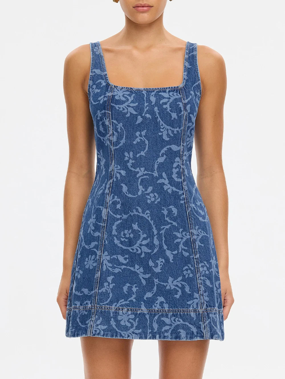 KIVARI - Oriana Denim Mini Dress