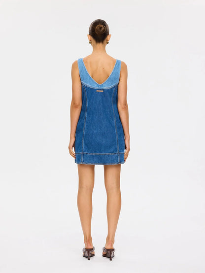 KIVARI -  Coralie Denim Mini Dress