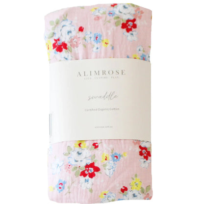 Alimrose - Muslin Swaddle Vintage Rose