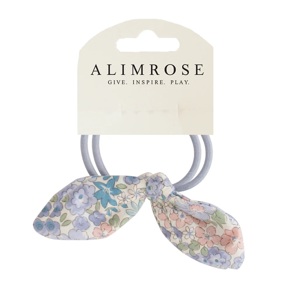 Alimrose - Bunny Hair Ties Set Liberty Blue