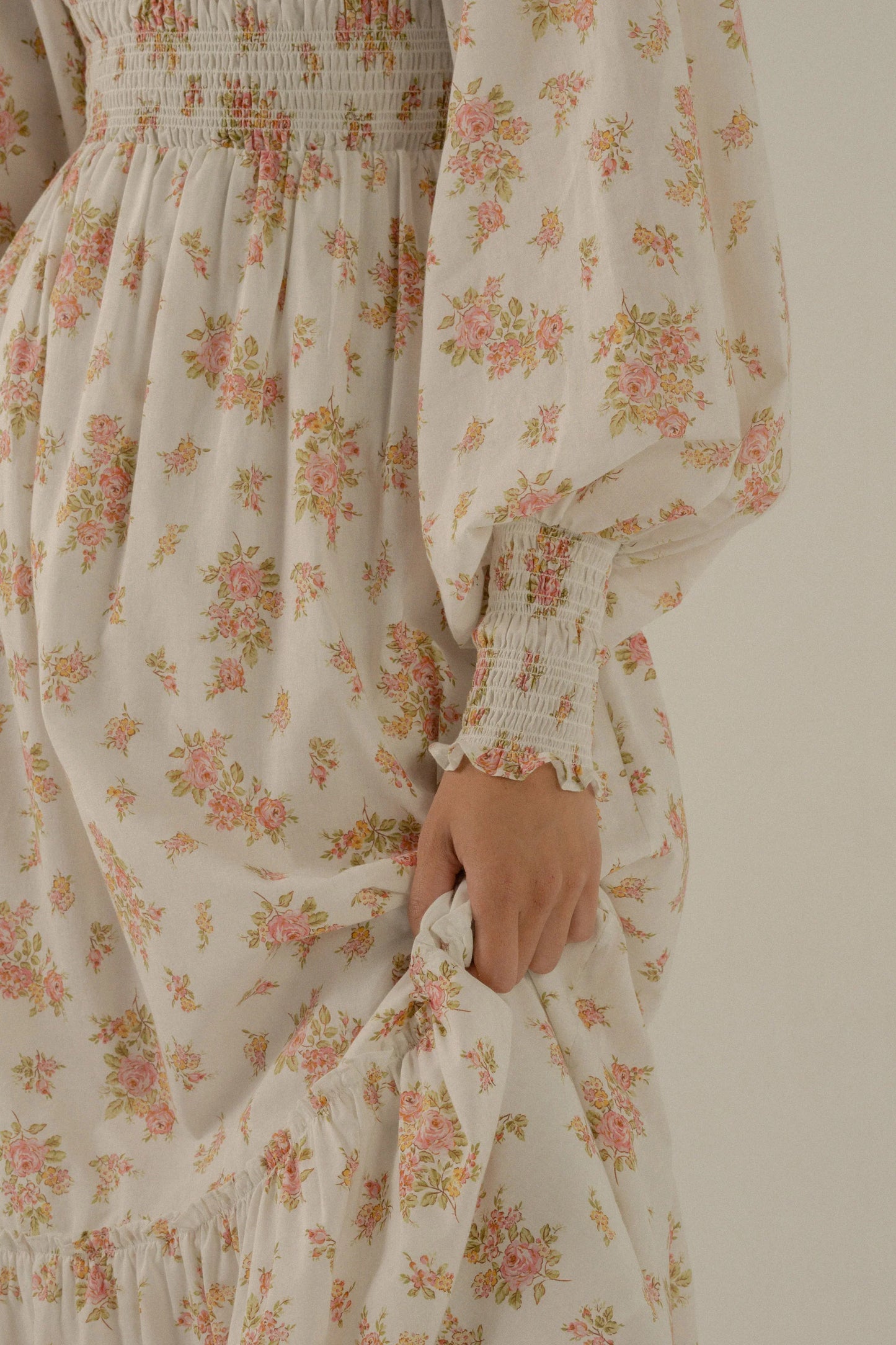 Oak Meadow - Jane Dress in Della Floral Blush