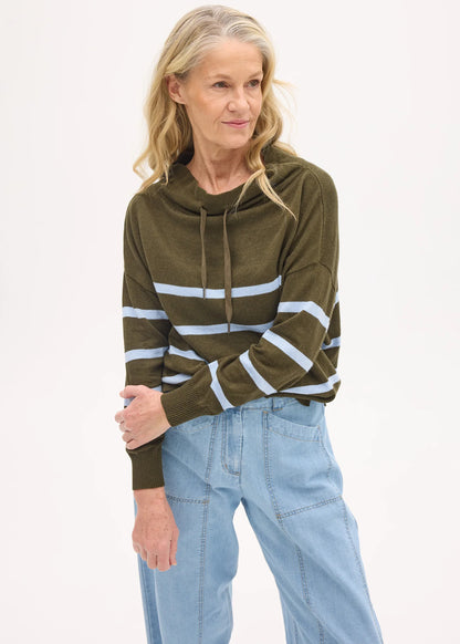 POL - Rowan Drawcord Knit Green/Blue