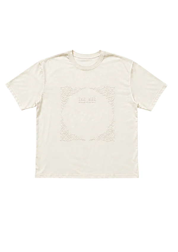 FAR MER - Paisley Emboss Crew Tee