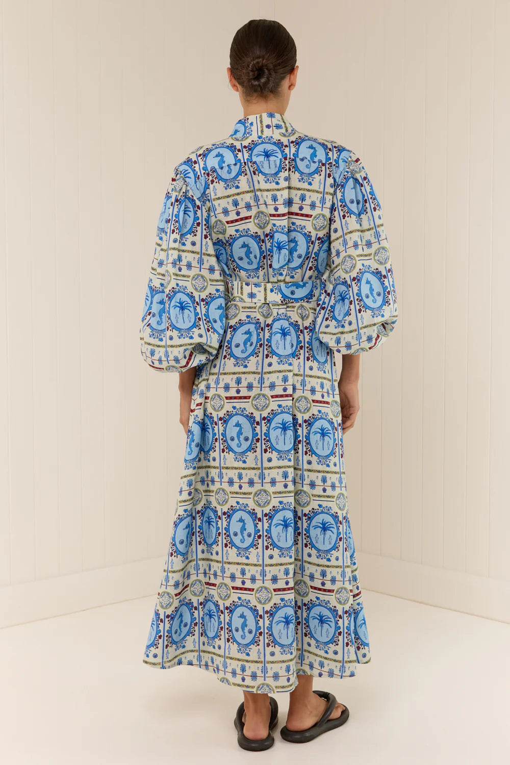 Palm Noosa - Noddy Dress in Lagoona Tile