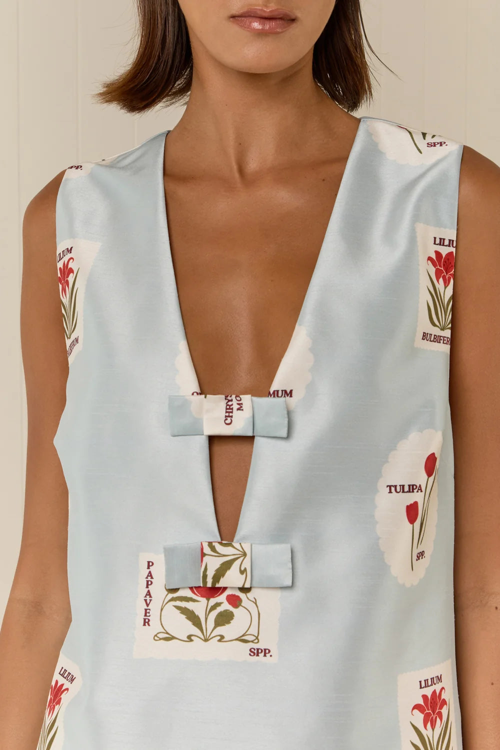 Palm Noosa - Juniper Mini Dress Franco Stamp