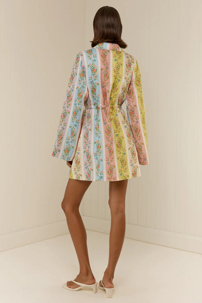 Palm Noosa - Solana Mini Dress Coco Stripe