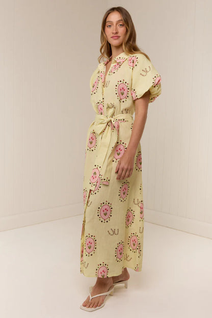 Palm Noosa - Marla Dress in Savanna Tile