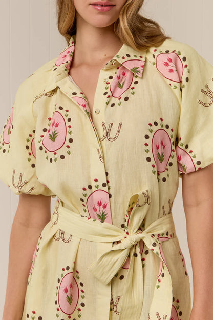 Palm Noosa - Marla Dress in Savanna Tile