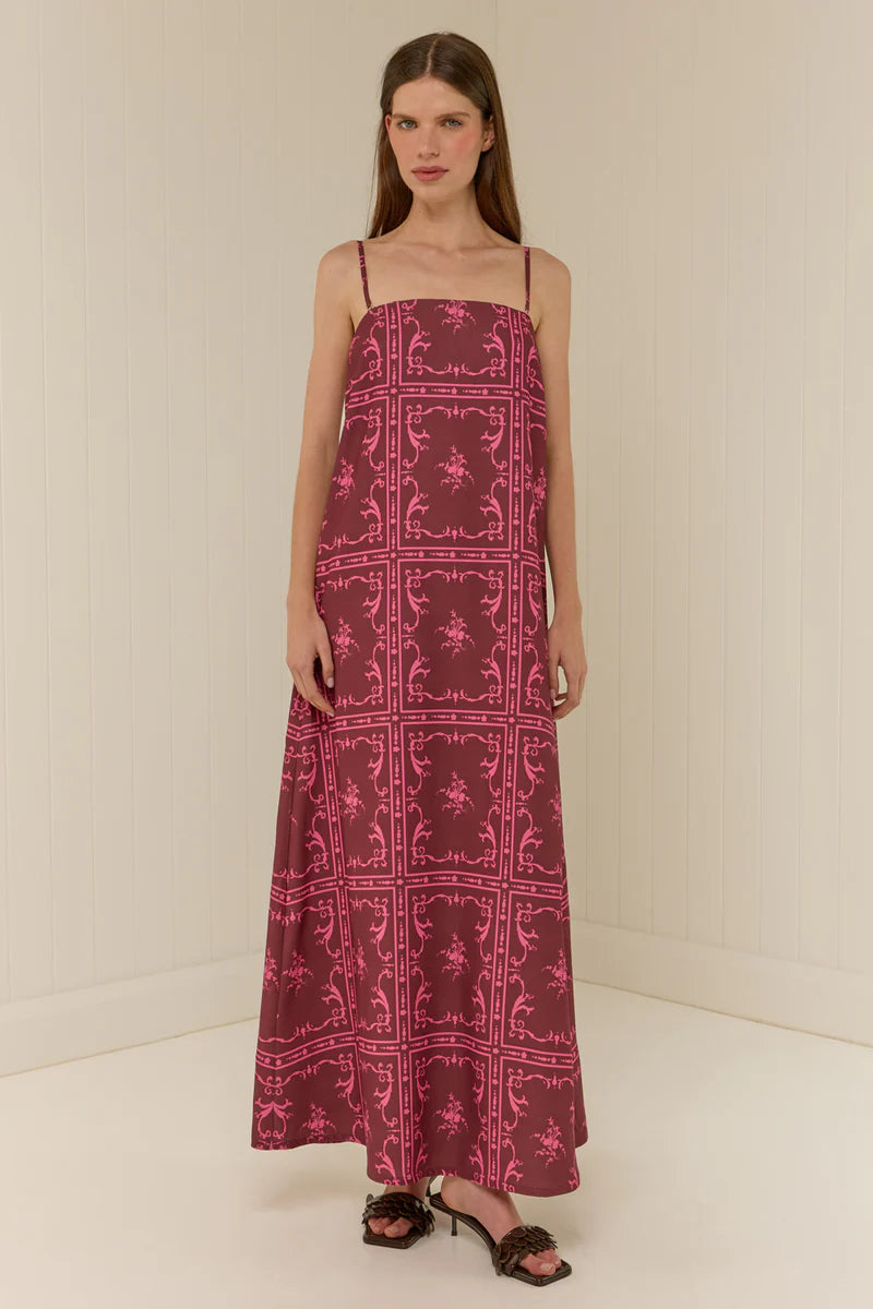Palm Noosa - Alessia Dress Elizabeth Tile