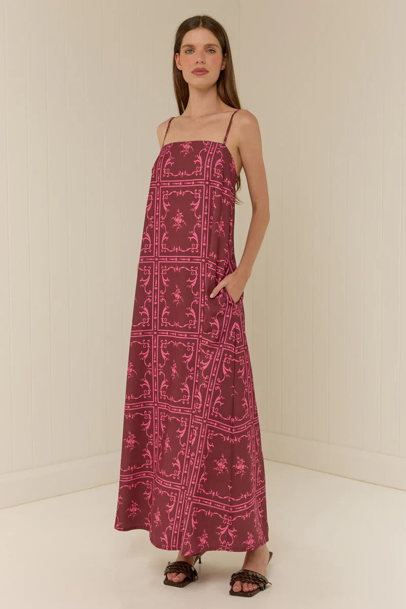 Palm Noosa - Alessia Dress Elizabeth Tile