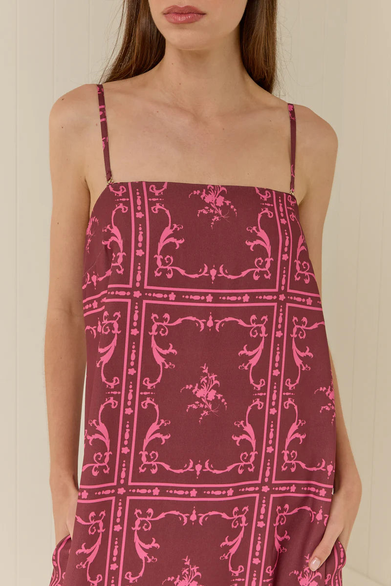 Palm Noosa - Alessia Dress Elizabeth Tile