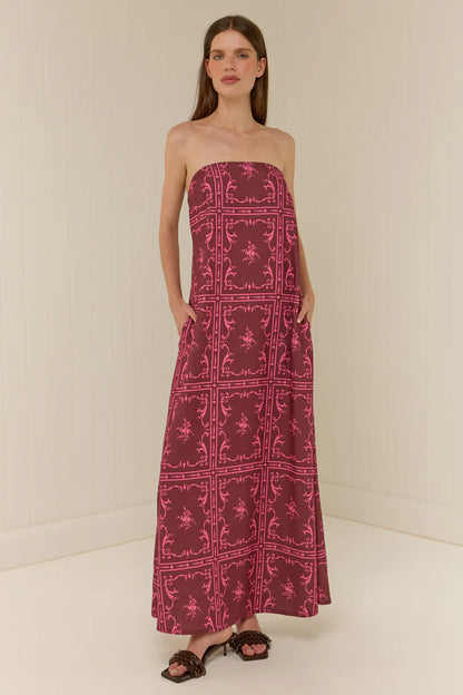 Palm Noosa - Alessia Dress Elizabeth Tile