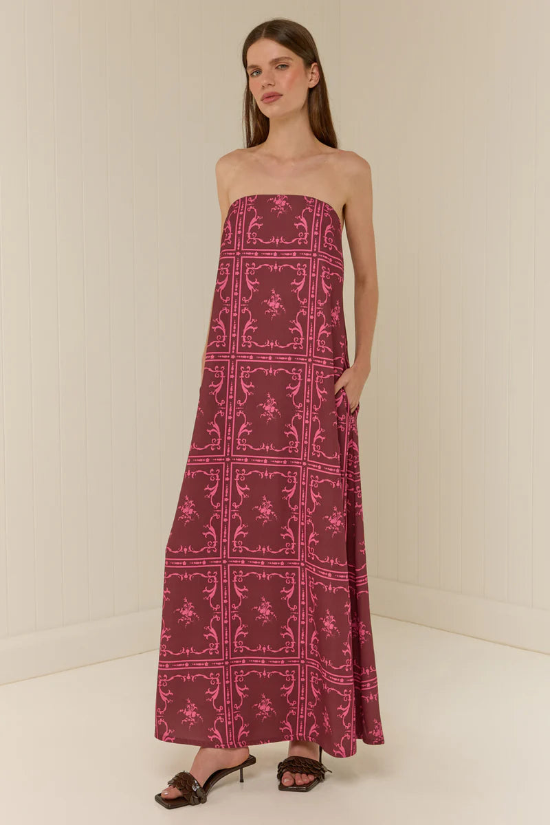 Palm Noosa - Alessia Dress Elizabeth Tile