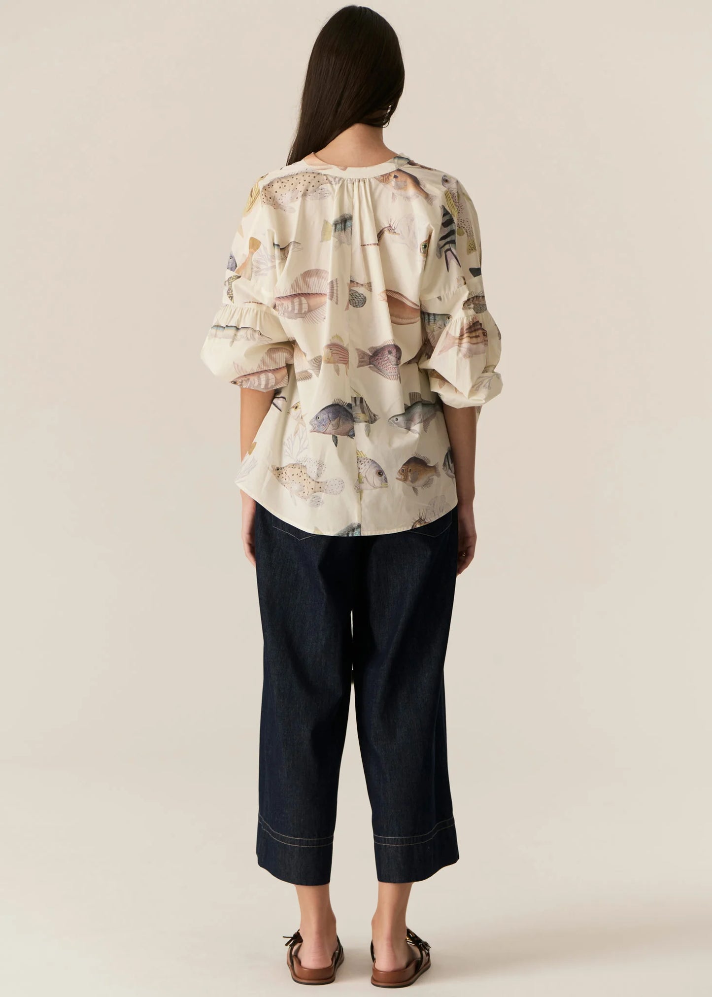 POL - Carsen Crop Denim Pant in Dark Wash