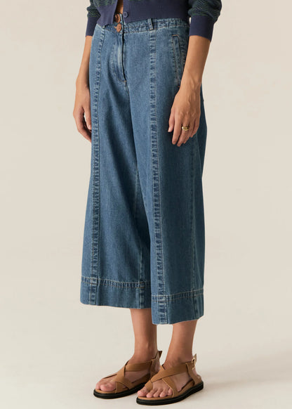 POL - Carsen Crop Denim Pant Light Wash