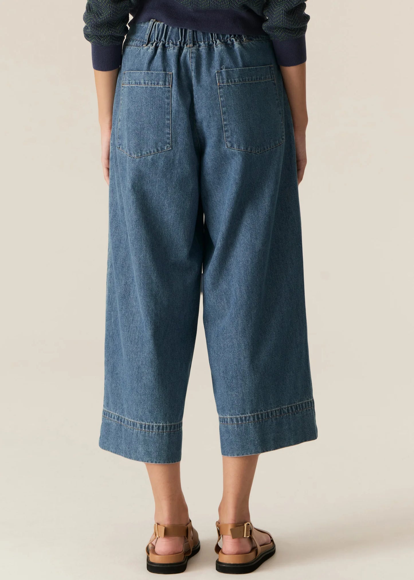 POL - Carsen Crop Denim Pant Light Wash