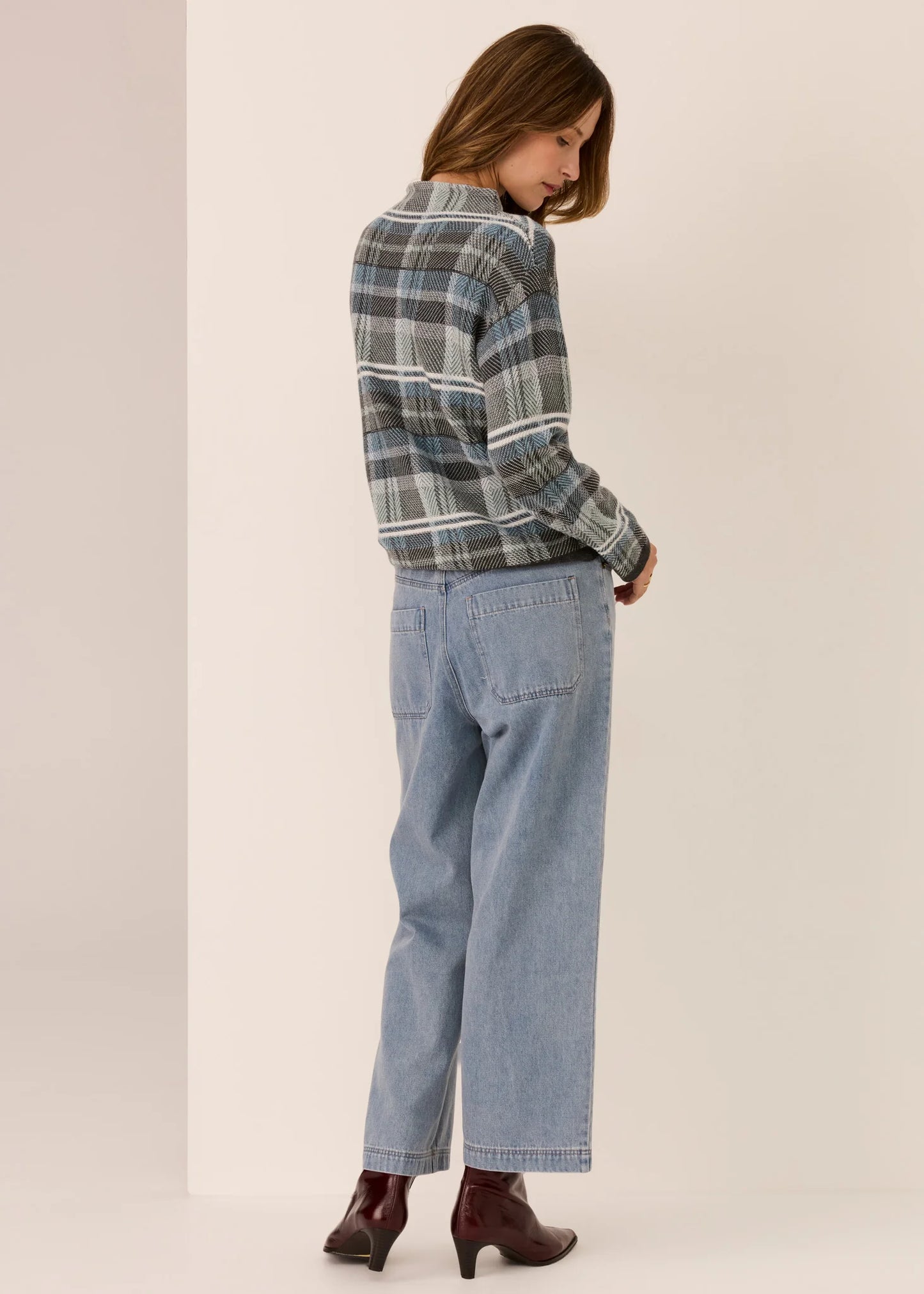 POL - Andie Cropped Jean Blue Wash