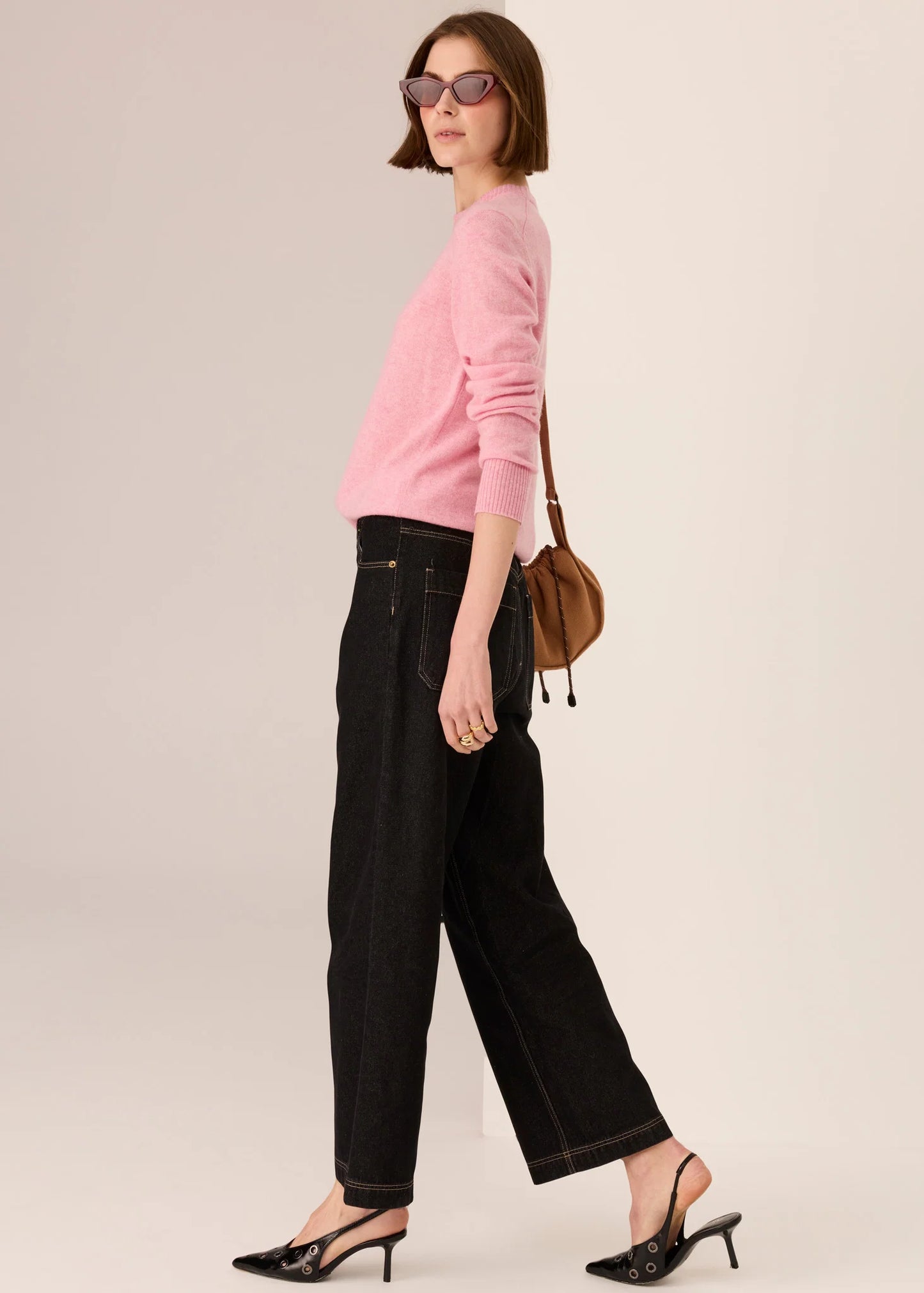 POL - Orson Crew Knit Pink