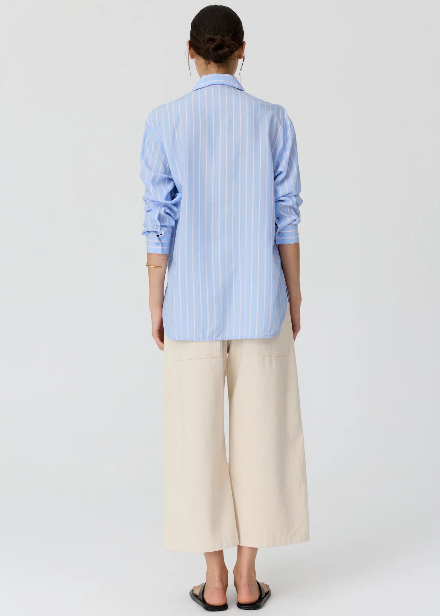 POL - Aubin LS Shirt Blue/Pink