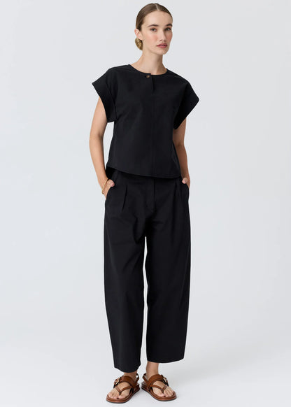 POL - Alma Barrel Pant Black