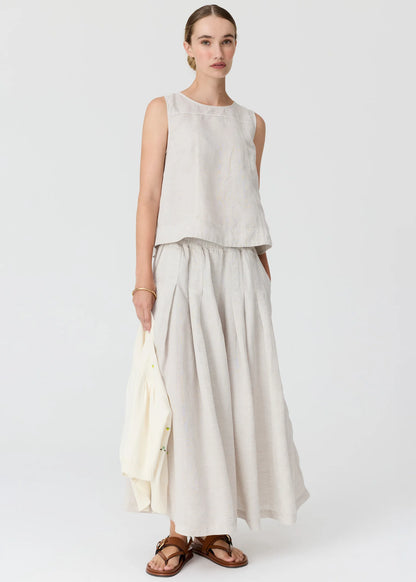 POL - Frankie Button Tank Natural