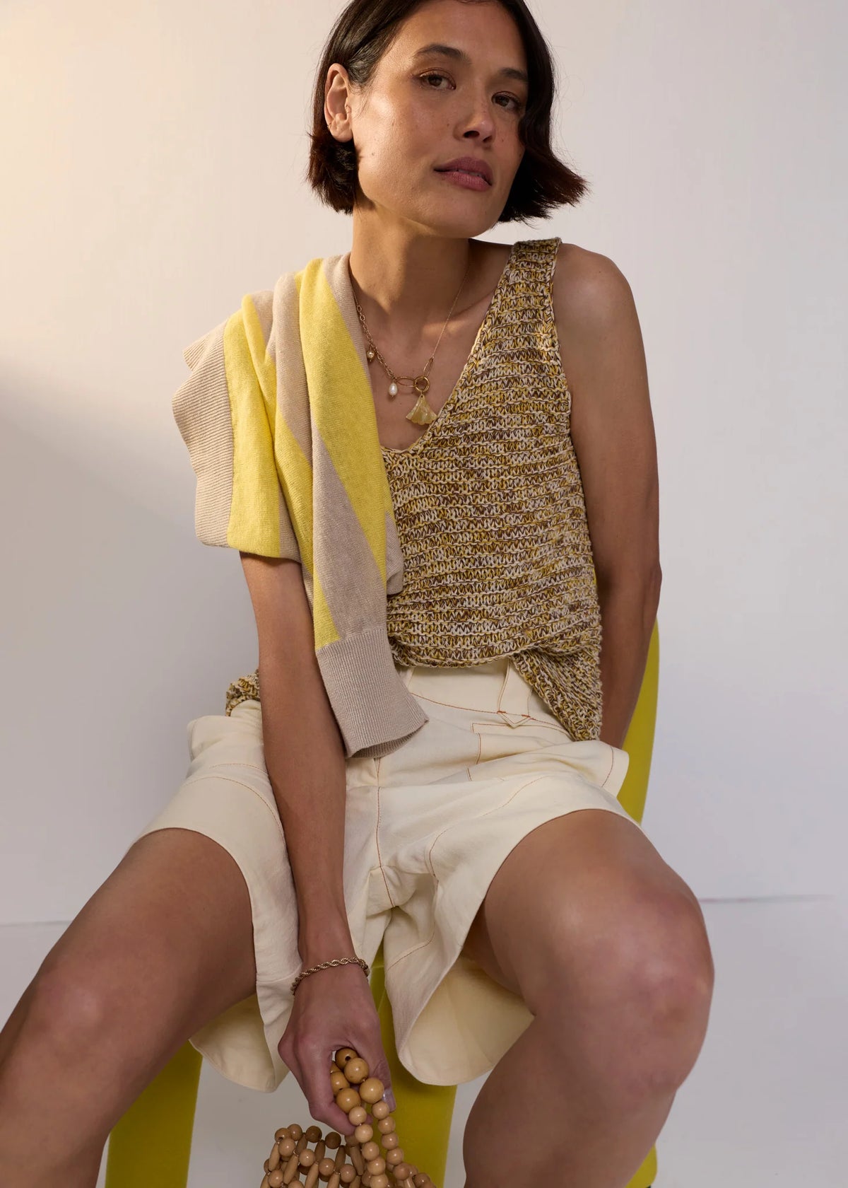 POL - Oskar Shorts Cream