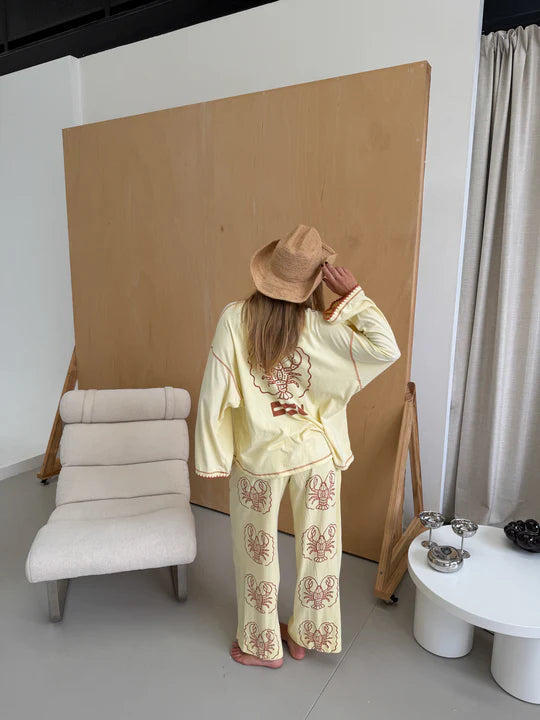 Ciao Ciao - Lita Lobster Leize Pant Butter Yellow