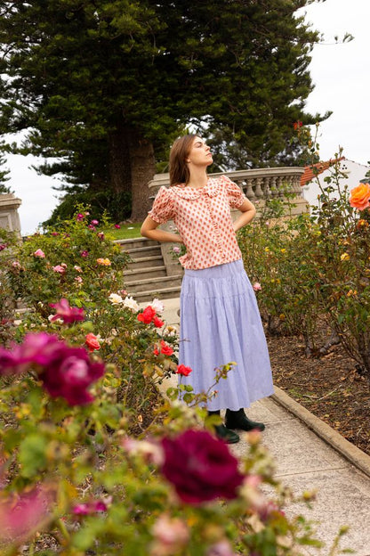 Oak Meadow - Billie Blouse in Strawberry Thistle