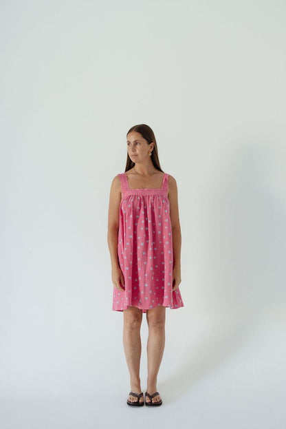 ALAKAI - Juno Mini Dress Pink Floral