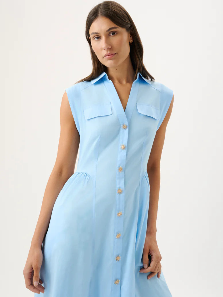 ROAME - Skylar Dress in Bluebell
