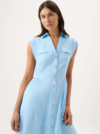 ROAME - Skylar Dress in Bluebell