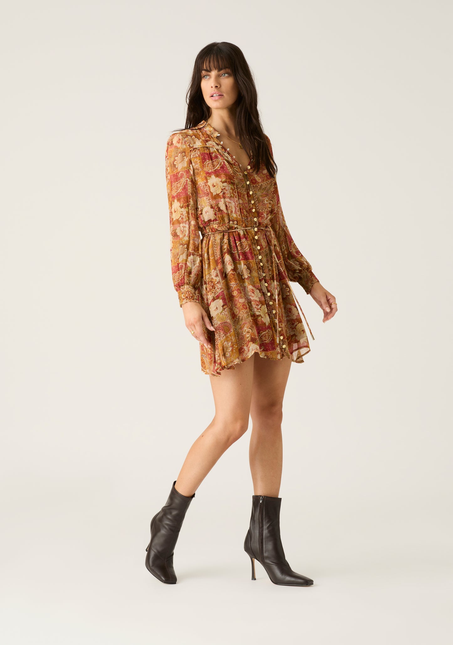 MOS The Label - Morgan Print Mini Dress