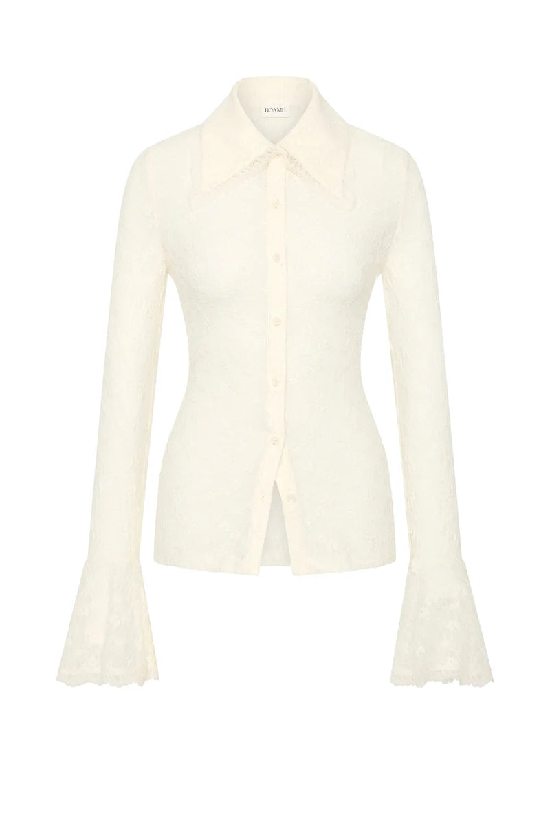 ROAME - Daisie Shirt Cameo Lace
