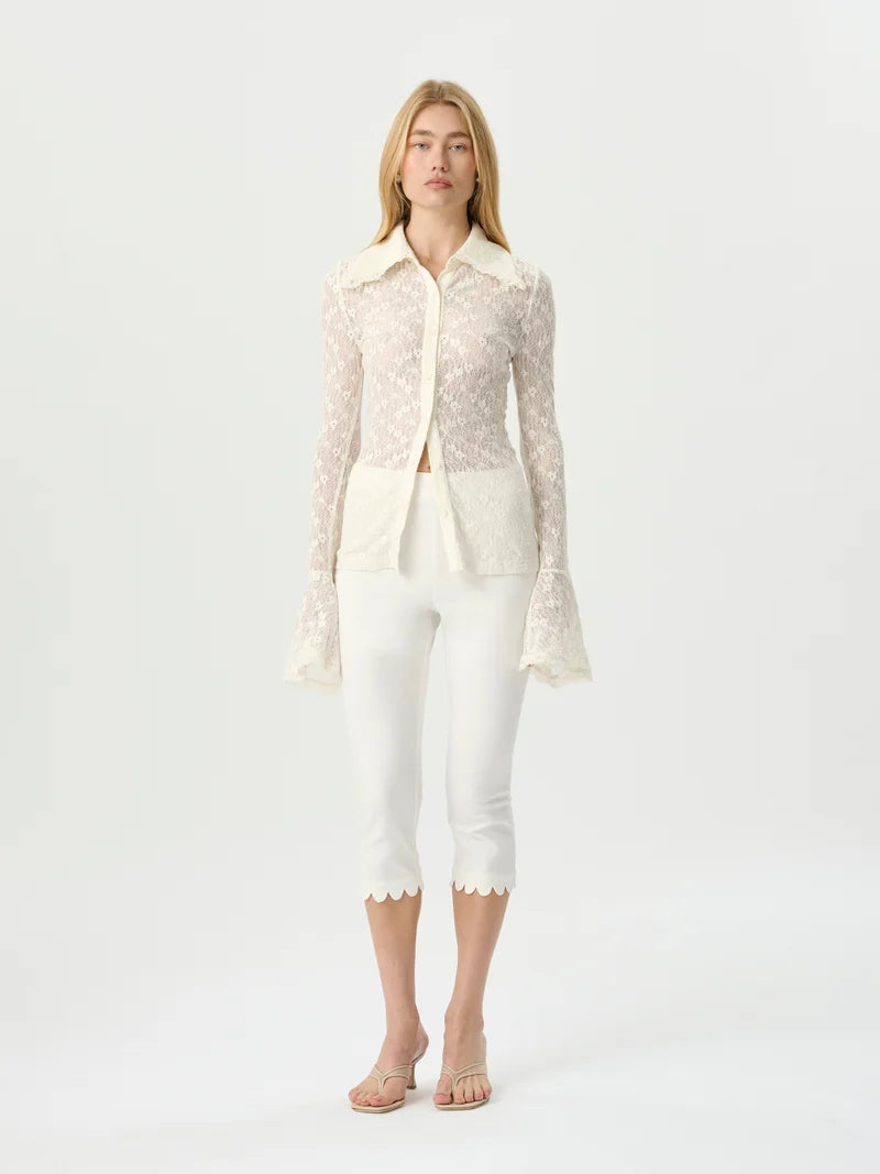 ROAME - Daisie Shirt Cameo Lace