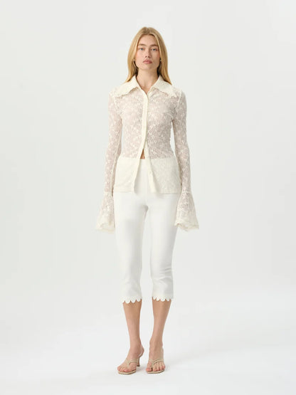 ROAME - Daisie Shirt Cameo Lace