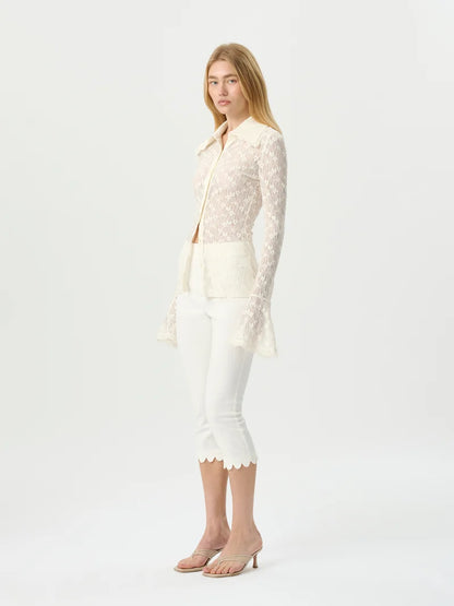 ROAME - Daisie Shirt Cameo Lace