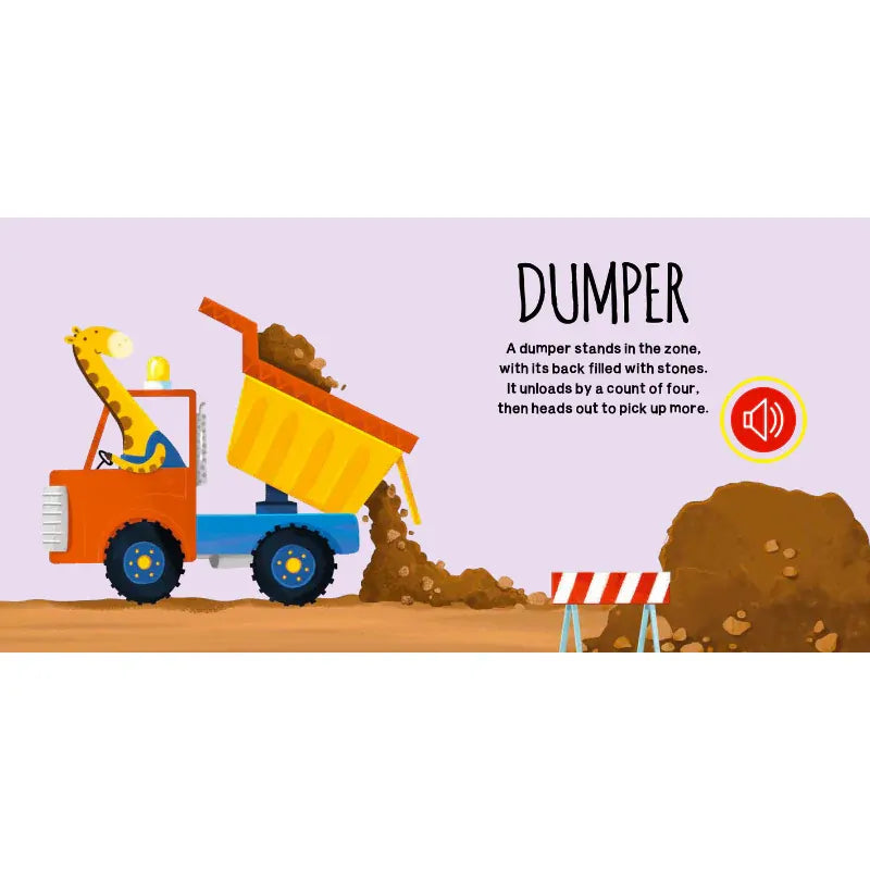 Sassi - Construction Site Vehicles Sound Book