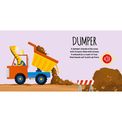 Sassi - Construction Site Vehicles Sound Book
