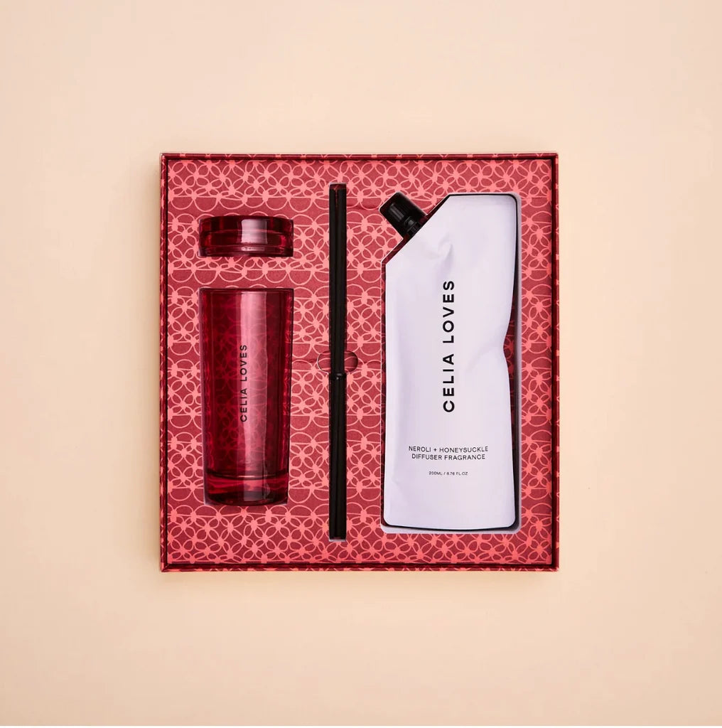 Celia Loves - Neroli & Honeysuckle Diffuser Gift Set