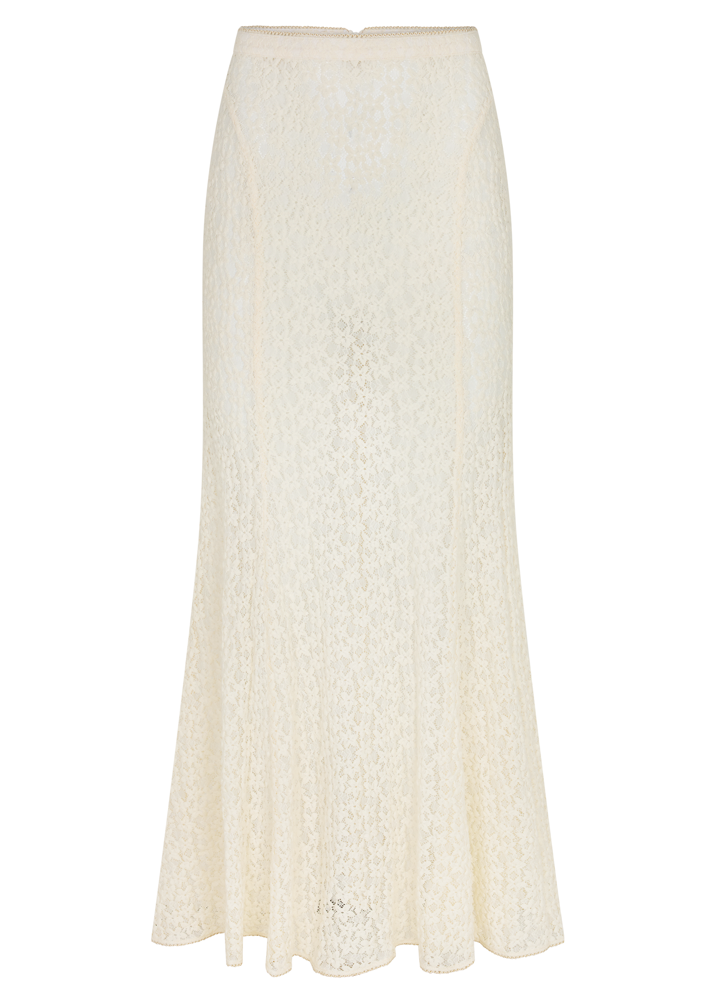 Kinga Csilla - Tarot Lace Mother Maxi Skirt Cream