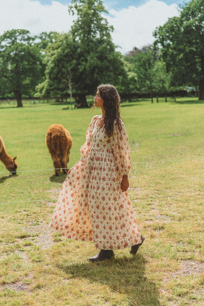 Oak Meadow - Harriet Winter Dress in Farmhouse Bloom